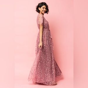 Marseille Embossed Maxi Dress | Size XL